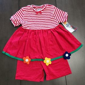 Kaboom 2pc Short Sleeve and Short Set Size 6